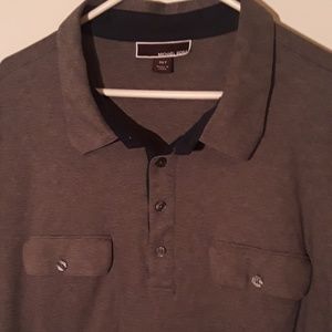 Micheal Kors 1/2 button front shirt size 3XLT Tall